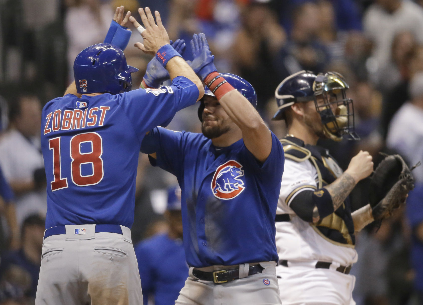 Cubs Brewers Baseball